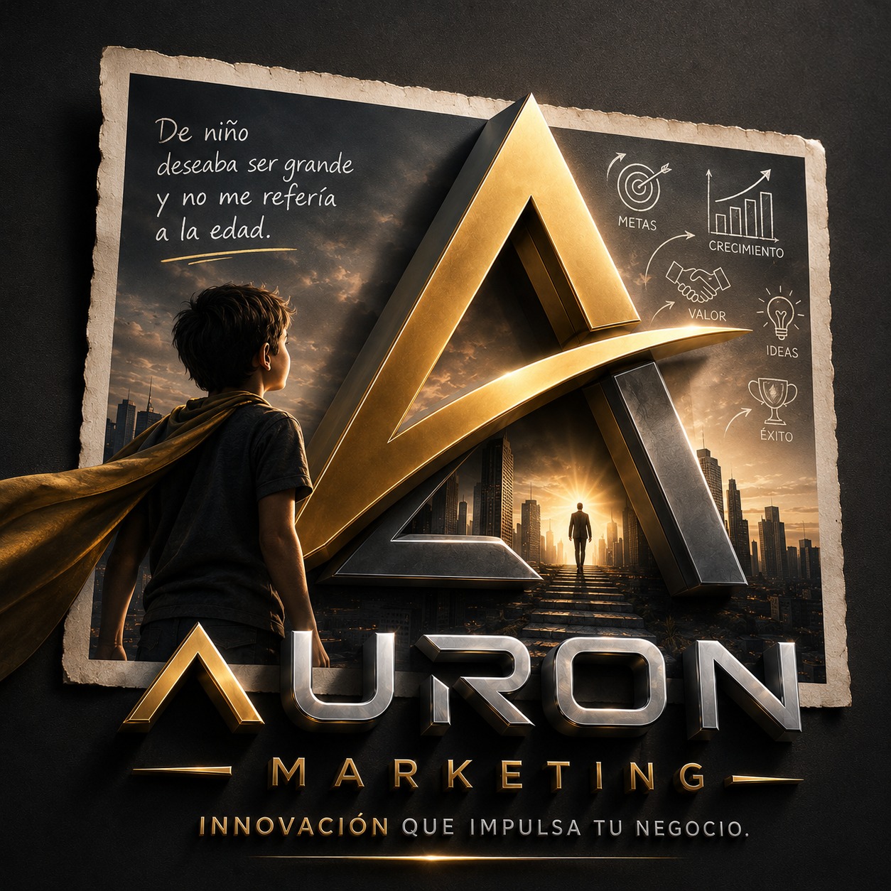 Diseño inspiracional de Auron Marketing